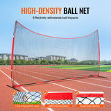 Tents: VEVOR Barricade Backstop Net, 20x10 ft Ball Sports Barrier Netting, Portable Practice Equipment with Carry Bag, Protection Screen for Baseball Softball Lacrosse Soccer Hockey Training, for Backyard