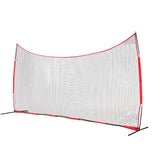 Tents: VEVOR Barricade Backstop Net, 20x10 ft Ball Sports Barrier Netting, Portable Practice Equipment with Carry Bag, Protection Screen for Baseball Softball Lacrosse Soccer Hockey Training, for Backyard