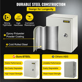Automotive Repair & Speciality Tools: VEVOR NEMA Steel Enclosure, 25 x 20 x 15 cm NEMA 4X Steel Electrical Box, IP66 Waterproof & Dustproof, Outdoor/Indoor Electrical Junction Box, with Mounting Plate
