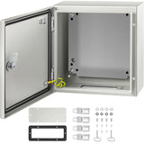 Automotive Repair & Speciality Tools: VEVOR NEMA Steel Enclosure, 12 x 12 x 6''steel electrical box
electrical enclosur NEMA 4X Steel Electrical Box, IP66 Waterproof & Dustproof, Outdoor/Indoor Electrical Junction Box, with Mounting Plat