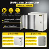 Automotive Repair & Speciality Tools: VEVOR NEMA Steel Enclosure, 12 x 12 x 6''steel electrical box
electrical enclosur NEMA 4X Steel Electrical Box, IP66 Waterproof & Dustproof, Outdoor/Indoor Electrical Junction Box, with Mounting Plat