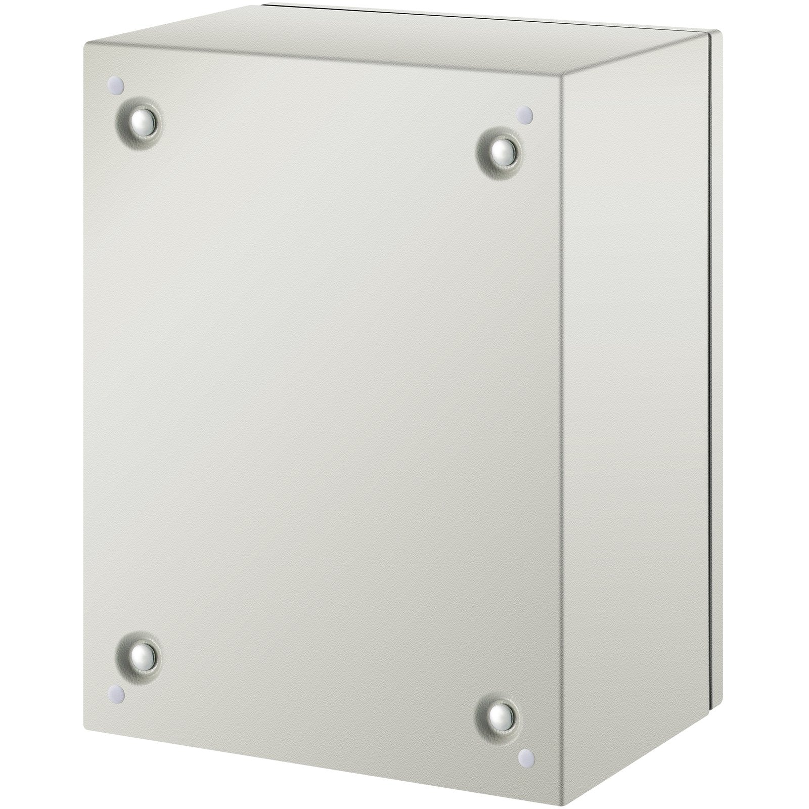 Steel Electrical Box 16'' x 12'' x 8'' Electrical Enclosure Box, Carbon Steel Hinged Junction Box, IP65 Weatherproof Metal Box Wall-Mounted Electronic Equipment Enclosure Box with Mounting Plate