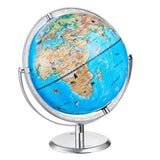 Outdoor Play Equipment: VEVOR Educational Globe for Kids, 254 mm, Interactive AR World Globe with AR Golden Globe APP LED Night Lighting Rotation, STEM Toy Gifts for Kids Compatible with Android or iOS Devices