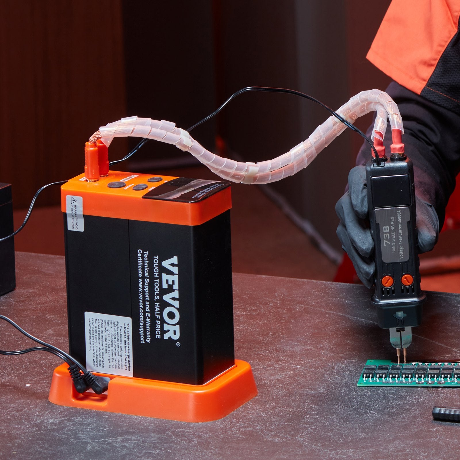 Power Drills & Accessories: VEVOR 801D Battery Spot Welder 14.5KW Capacitor Energy Storage Pulse Spot Welder