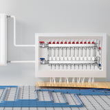 Automotive Repair & Speciality Tools: VEVOR 12-Branch Radiant Heat Manifold, 1/2" PEX Tubing Manifold, Stainless Steel PEX Manifold for Hydronic Radiant Floor Heating, Radiant Heat PEX Manifold Kit with 1/2" Adapters Included