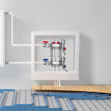 Automotive Repair & Speciality Tools: VEVOR 2-Branch Radiant Heat Manifold, 1/2" PEX Tubing Manifold, Stainless Steel PEX Manifold for Hydronic Radiant Floor Heating, Radiant Heat PEX Manifold Kit with 1/2" Adapters Included