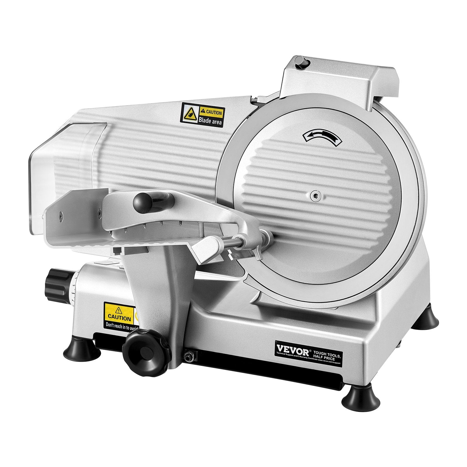 Meat Slicer 180W 250 mm Electric Deli Food Slicer for Meat Bread Cheese