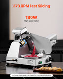 Speciality Appliances: VEVOR Meat Slicer 180W 250 mm Electric Deli Food Slicer for Meat Bread Cheese