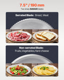 Speciality Appliances: VEVOR Meat Slicer 180W 190 mm Electric Deli Food Slicer for Meat Bread Cheese