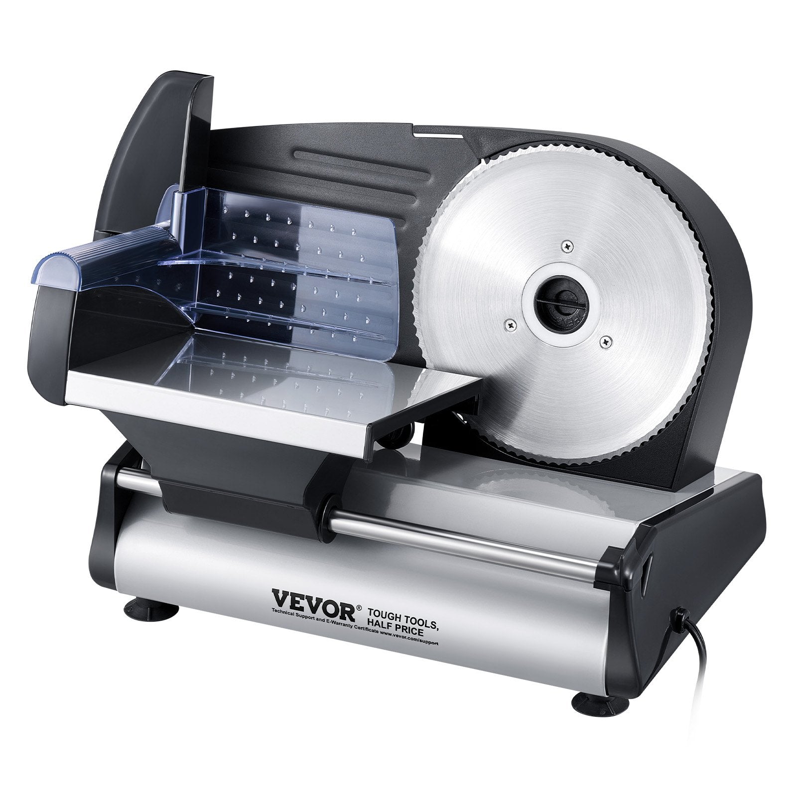 Meat Slicer 180W 190 mm Electric Deli Food Slicer for Meat Bread Cheese