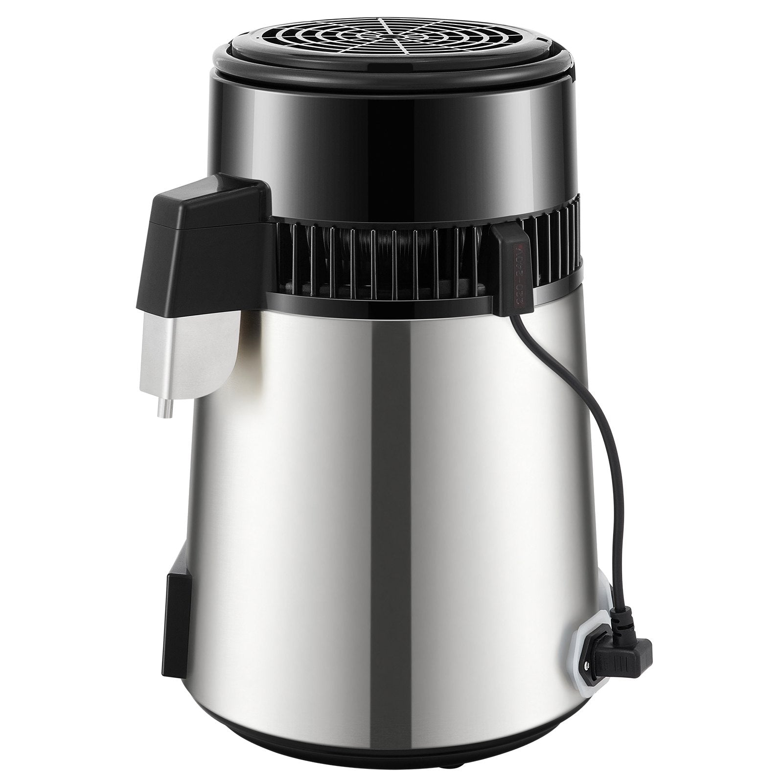 Distilling & Brewing: VEVOR 4L Water Distiller 1.5L/H Distilled Water Maker Timing Dual-Temp Silver