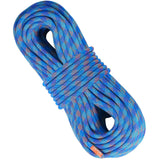Gym Equipment & Accessories: VEVOR 10.2mm Dynamic Climbing Rope, 50M(164ft) Outdoor Rock Climbing Rope 25KN Breaking Tension, Stretchable Fiber Rope with Steel Snap Hooks for Escape, Rappelling, Fire Rescue, Blue