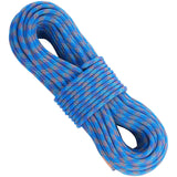 Gym Equipment & Accessories: VEVOR 10.2mm Dynamic Climbing Rope, 70M(230ft) Outdoor Rock Climbing Rope 25KN Breaking Tension, Stretchable Fiber Rope with Steel Snap Hooks for Escape, Rappelling, Fire Rescue, Blue