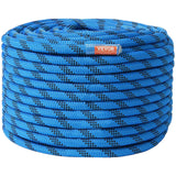 Outdoor Play Equipment: VEVOR 12.7mm Static Climbing Rope 38M(125ft) Outdoor Rock Climbing Rope Blue