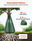 Food Storage: VEVOR Tree Watering Bag 3 Packs 20 Gallons Slow Release Tree Water Bag Durable