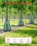 Food Storage: VEVOR Tree Watering Bag 3 Packs 20 Gallons Slow Release Tree Water Bag Durable
