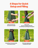 Food Storage: VEVOR Tree Watering Bag 3 Packs 20 Gallons Slow Release Tree Water Bag Durable