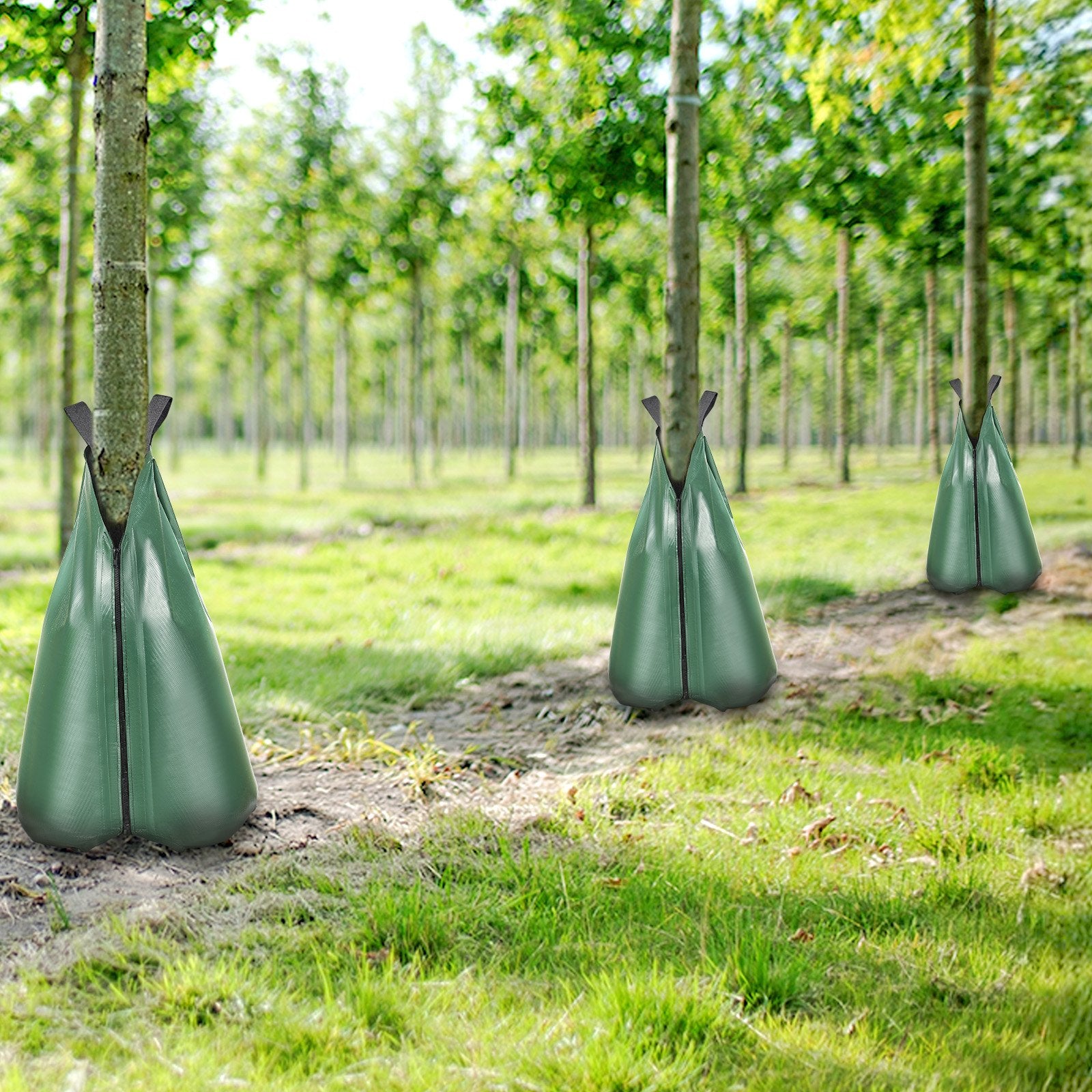 Tree Watering Bag 3 Packs 20 Gallons Slow Release Tree Water Bag Durable