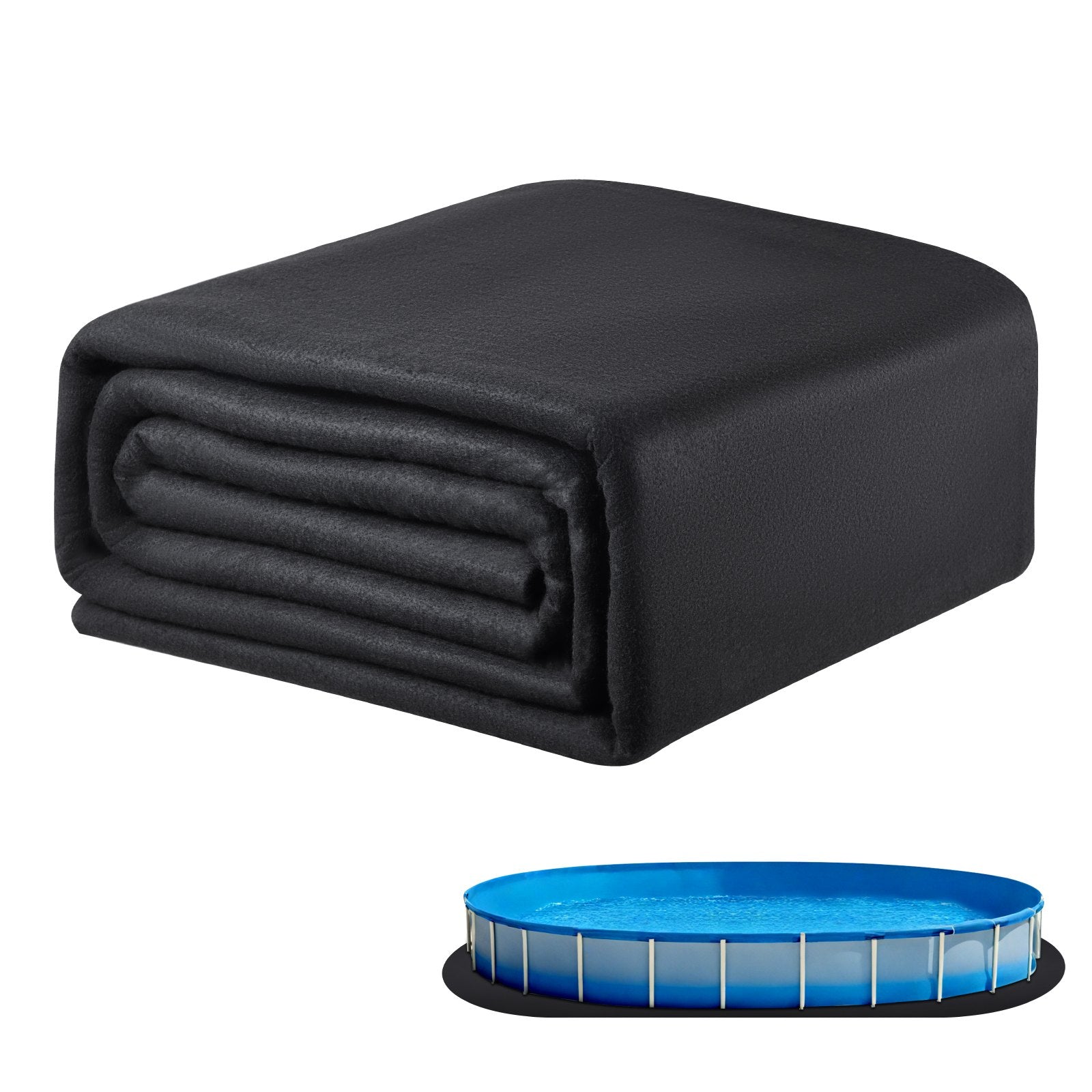 Pool Covers & Accessories: VEVOR Oval Pool Liner Pad, 12 x 24 ft Pool Liner Pad for Above Ground Swimming Pools, Extra-Thick Pool Mat, Prevents Punctures, Recycled Geotextile Material Underlayment Pad, Extend Liner Life