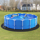 Traffic Control & Parking Tools: VEVOR 21ft Round Pool Liner Pad, Pool Liner Pad for Above Ground Swimming Pools, Extra-Thick Pool Mat, Prevents Punctures, Recycled Geotextile Material Underlayment Pad, Extend Liner Life