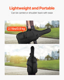 Duffel Bags: VEVOR 4/4 Full Size Cello Case, Nylon Waterproof, Lightweight Portable Travel Carrying Bag, with Reinforced Handle, Dual Shoulder Straps, Anti-Scratch, Professional Cello-Shape, for Cello, Black