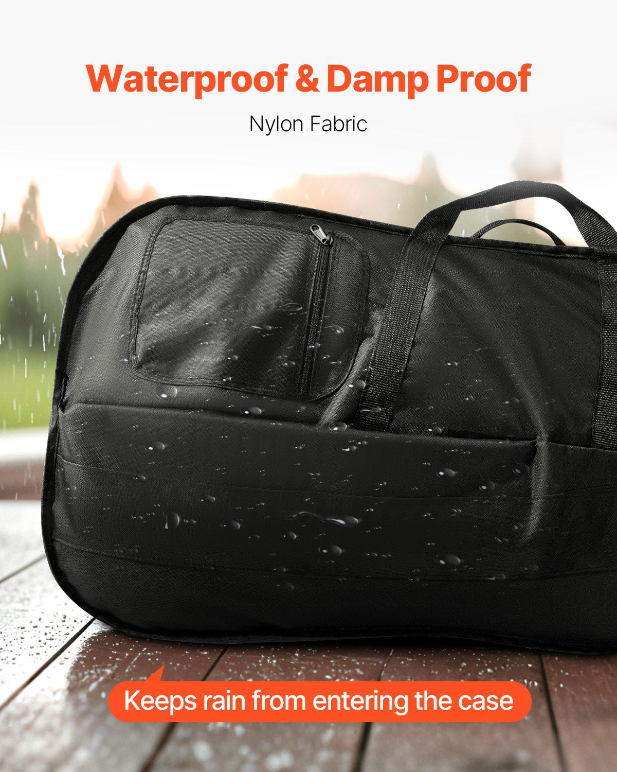 Duffel Bags: VEVOR 4/4 Full Size Cello Case, Nylon Waterproof, Lightweight Portable Travel Carrying Bag, with Reinforced Handle, Dual Shoulder Straps, Anti-Scratch, Professional Cello-Shape, for Cello, Black