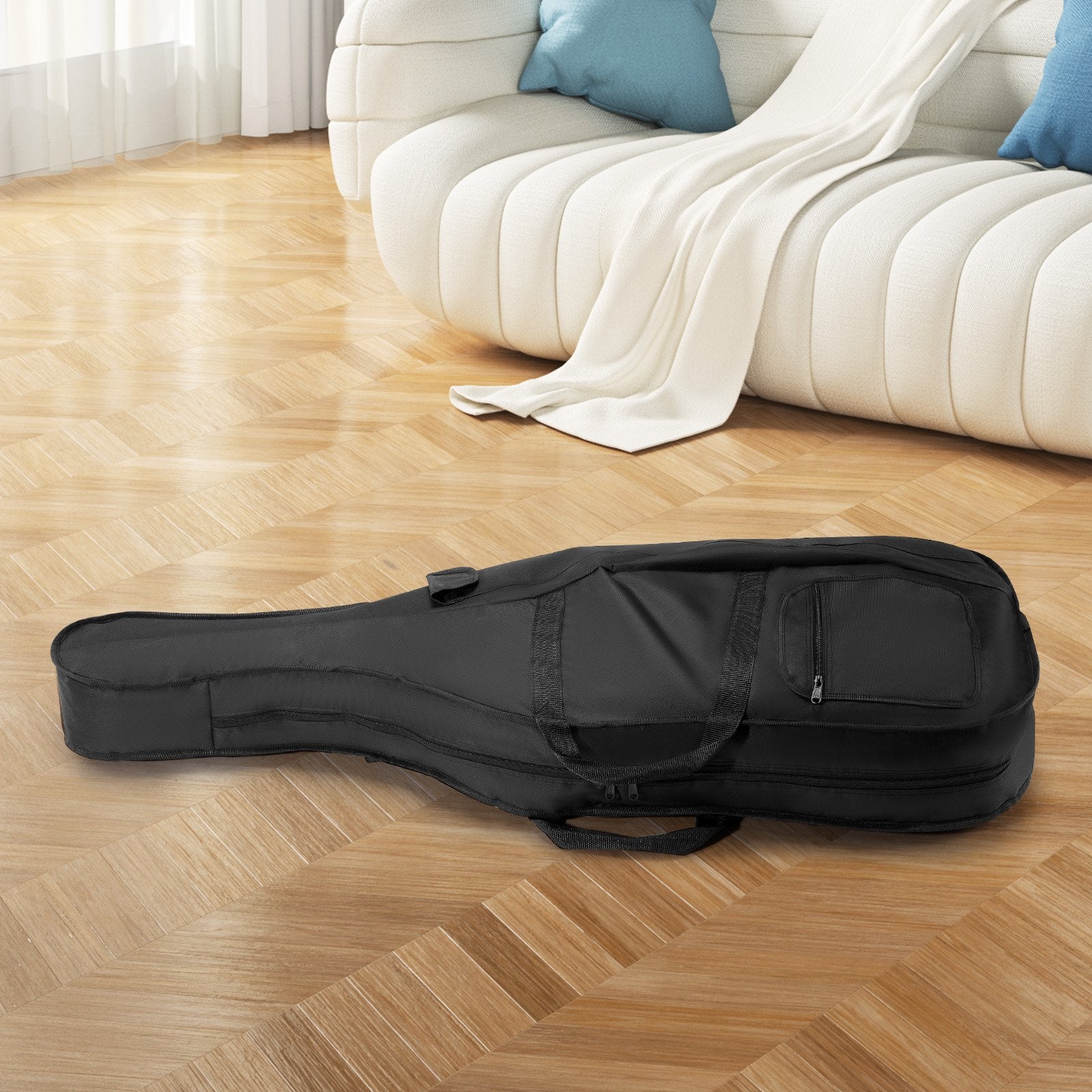 Duffel Bags: VEVOR 4/4 Full Size Cello Case, Nylon Waterproof, Lightweight Portable Travel Carrying Bag, with Reinforced Handle, Dual Shoulder Straps, Anti-Scratch, Professional Cello-Shape, for Cello, Black