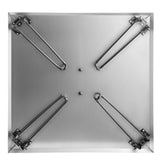 Fire Pits: VEVOR Fire Pit Heat Deflector Fire Pit Pan Cover Stainless Steel Foldable Legs