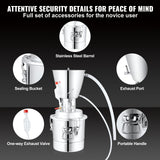 Distilling & Brewing: VEVOR 10L Alcohol Distiller Machine Brewing Equipment DIY Whiskey Home Still