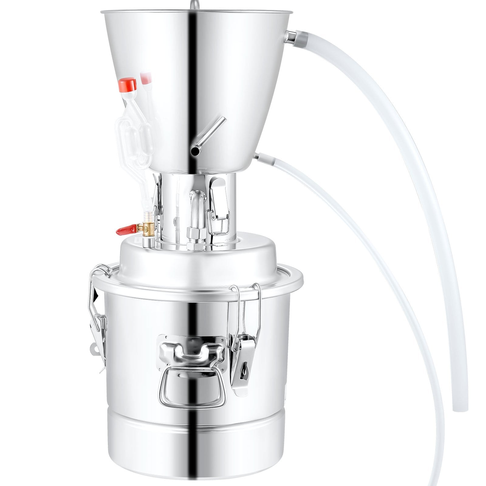 Distilling & Brewing: VEVOR 10L Alcohol Distiller Machine Brewing Equipment DIY Whiskey Home Still