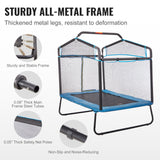 Trampolines & Accessories: VEVOR 6FT Trampoline for Kids, 72" Indoor/Outdoor Toddlers Trampoline, Mini Baby Trampoline with Safety Enclosure Net, Gymnastics Bar, Hammock, Recreational Trampoline Birthday Gift for 3+ Years Kids