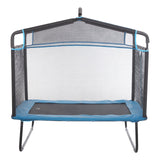 Trampolines & Accessories: VEVOR 6FT Trampoline for Kids, 72" Indoor/Outdoor Toddlers Trampoline, Mini Baby Trampoline with Safety Enclosure Net, Gymnastics Bar, Hammock, Recreational Trampoline Birthday Gift for 3+ Years Kids