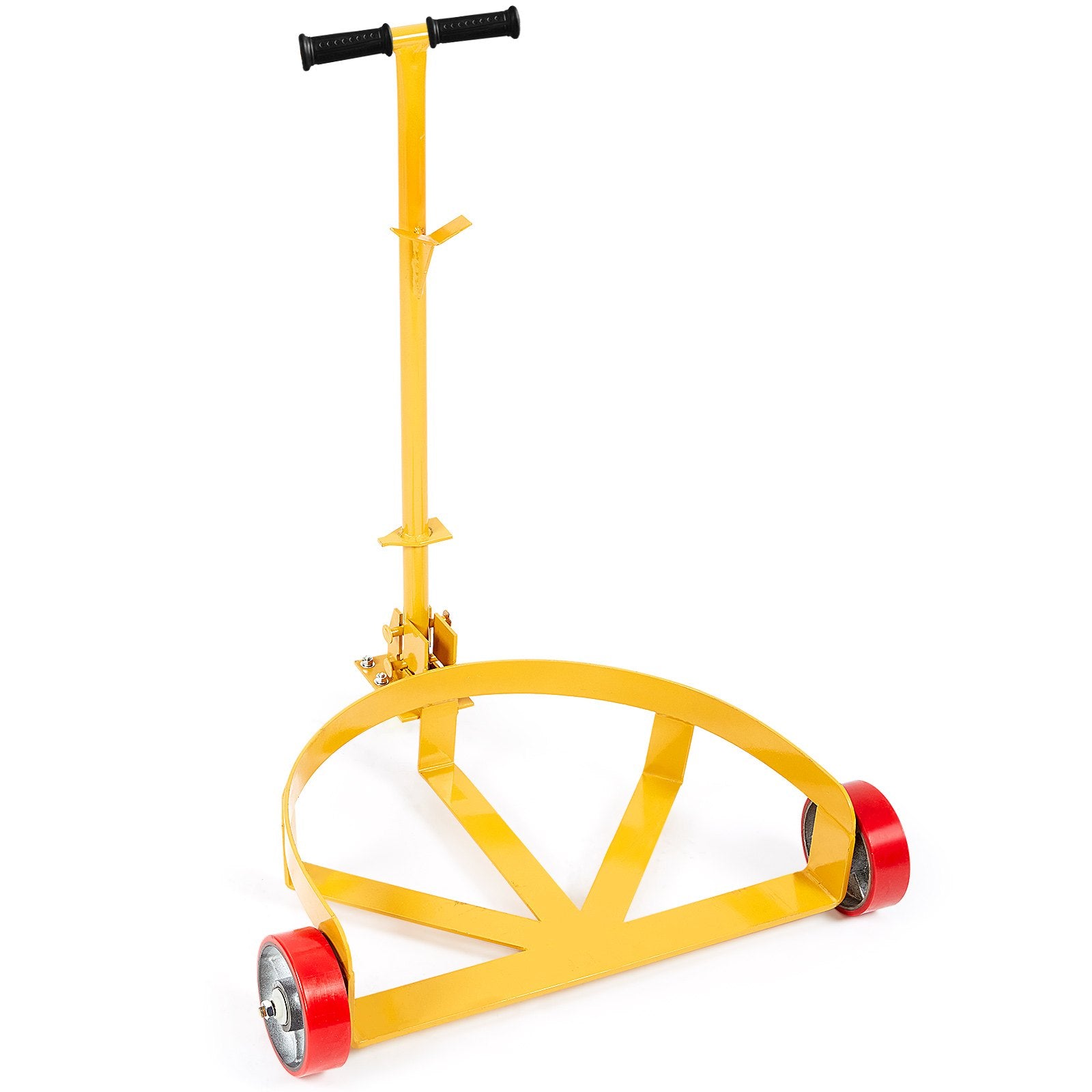 Side Tables: VEVOR 250L Drum Dolly, 544 kg Load Capacity, Barrel Dolly Cart Drum Caddy Round Dolly Steel Low Profile, Heavy Duty Steel Frame with Adjustable Handle 3 Wheels, for Workshop Factory Warehouse