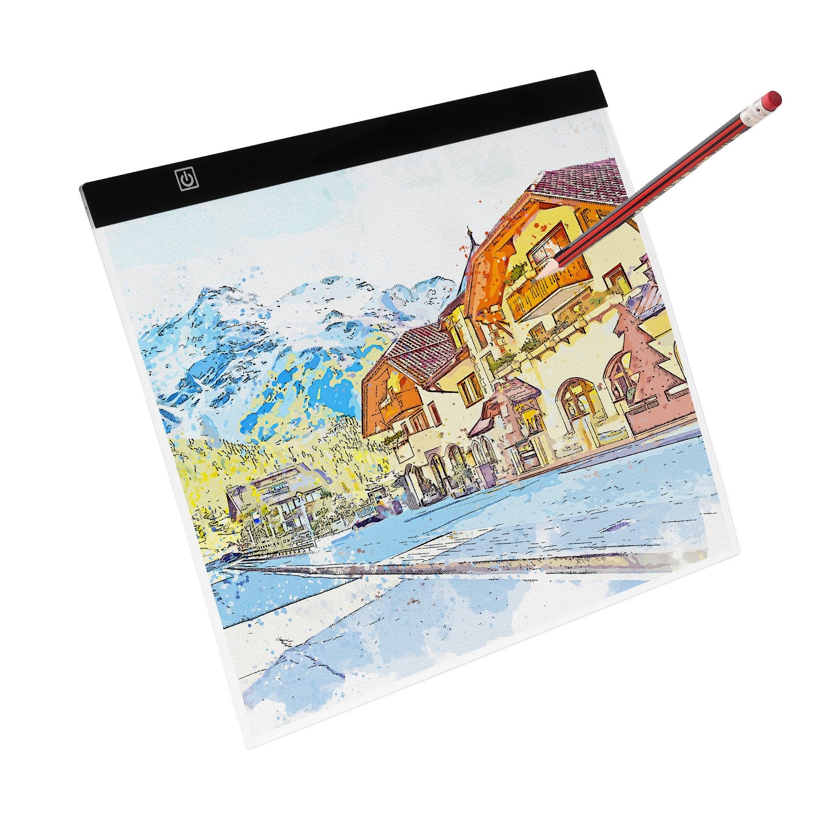 Gardening Tools: VEVOR Light Board, B4 LED Light Pad Ultra-Thin Portable Light Box, USB Powered Light Table for Art Tracing, Light Box for Diamond Painting, Animation, Sketching, Drawing, Stenciling, Artists (Black)