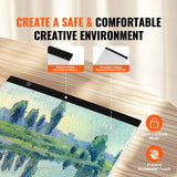 Gardening Tools: VEVOR Light Board, B4 LED Light Pad Ultra-Thin Portable Light Box, USB Powered Light Table for Art Tracing, Light Box for Diamond Painting, Animation, Sketching, Drawing, Stenciling, Artists (Black)