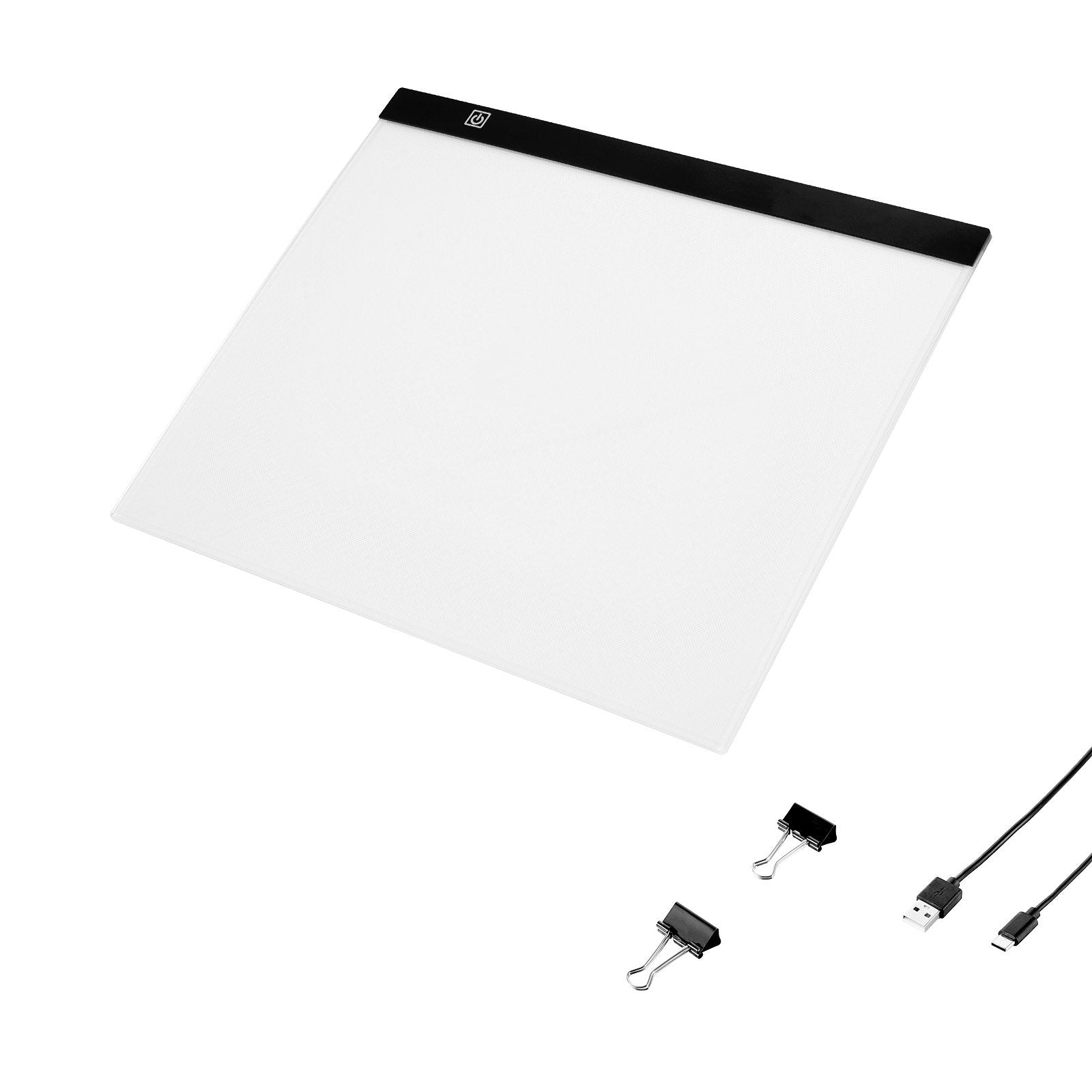 Gardening Tools: VEVOR Light Board, B4 LED Light Pad Ultra-Thin Portable Light Box, USB Powered Light Table for Art Tracing, Light Box for Diamond Painting, Animation, Sketching, Drawing, Stenciling, Artists (Black)