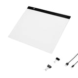 Gardening Tools: VEVOR Light Board, B4 LED Light Pad Ultra-Thin Portable Light Box, USB Powered Light Table for Art Tracing, Light Box for Diamond Painting, Animation, Sketching, Drawing, Stenciling, Artists (Black)