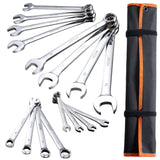Hand Tools: VEVOR Combination Wrench Set 25-Piece Metric 6 mm to 32 mm with Roll-up Pouch