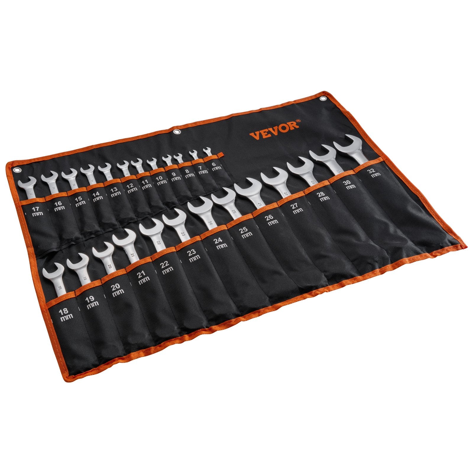 Hand Tools: VEVOR Combination Wrench Set 25-Piece Metric 6 mm to 32 mm with Roll-up Pouch