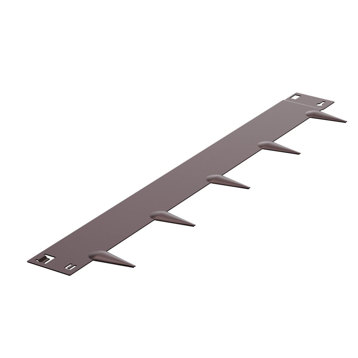 Steel Landscape Edging, 5 Packs 990 x 181 mm Rust-Resistant Metal Landscape Edging, Bendable Garden Edging Border, Heavy Duty Lawn Edging, Easy-to-Install, Flower Bed Yard Pathway Divider Brown