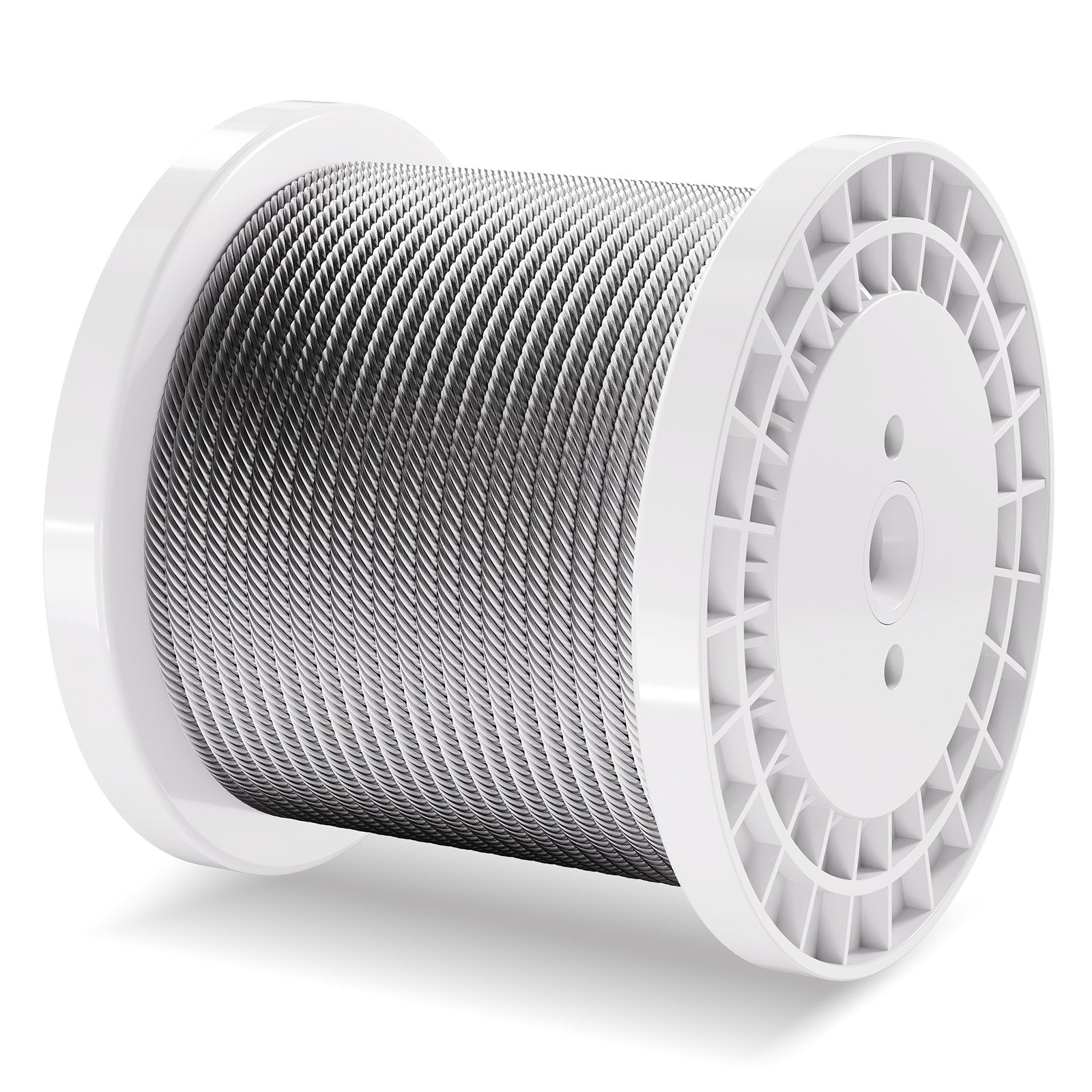 Automotive Repair & Speciality Tools: VEVOR Carbon Steel Cable 6.35 mm 7 x 19 Steel Wire Rope 76.2 m Cable Railing