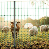 Fencing: VEVOR Electric Fence Netting, 0.88 x 49.98 m, PE Net Fencing with Posts & Double-Spiked Stakes, Utility Portable Mesh for Goats, Sheep, Lambs, Deer, Hogs, Dogs, Used in Backyards, Farms, and Ranches