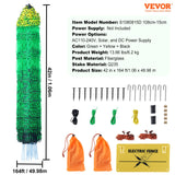 Fencing: VEVOR Electric Fence Netting, 1.06 x 49.98 m, PE Net Fencing with Posts & Double-Spiked Stakes, Utility Portable Mesh for Goats, Sheep, Lambs, Deer, Hogs, Dogs, Used in Backyards, Farms, and Ranches
