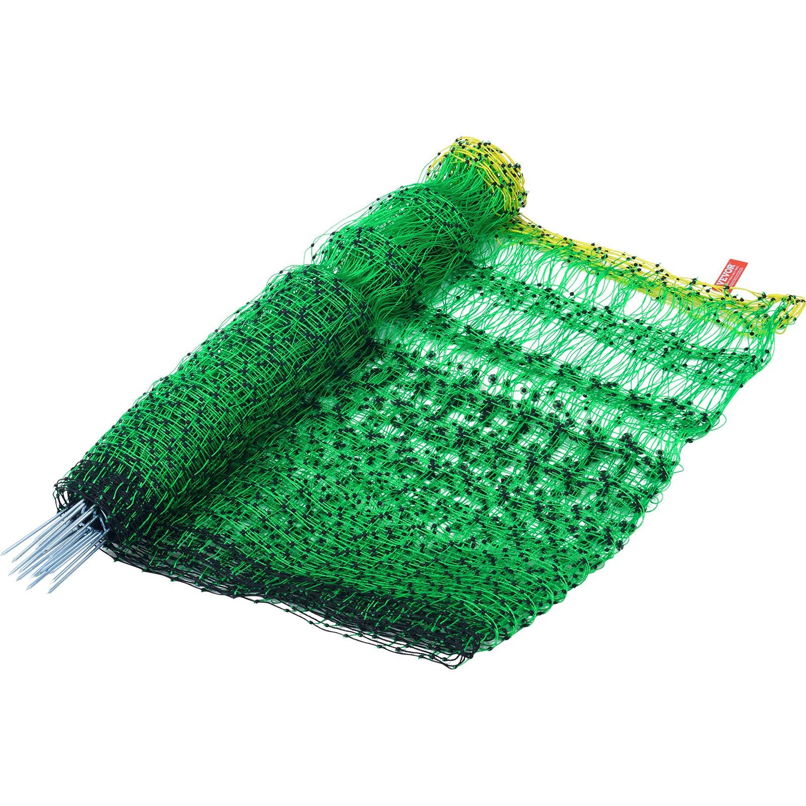 Fencing: VEVOR Electric Fence Netting, 1.06 x 49.98 m, PE Net Fencing with Posts & Double-Spiked Stakes, Utility Portable Mesh for Goats, Sheep, Lambs, Deer, Hogs, Dogs, Used in Backyards, Farms, and Ranches