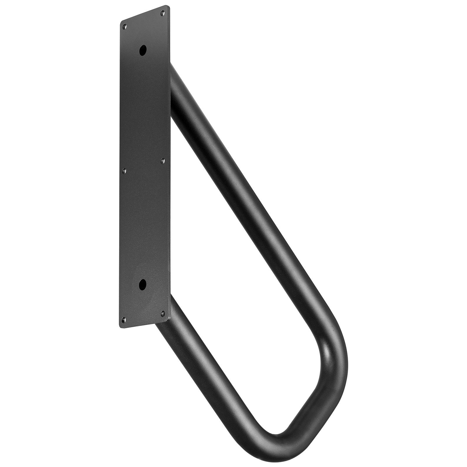 Door Hardware: VEVOR Handrails for Outdoor Steps, 18.9" Length 1.3"Pipe Wall Mount Safety Railings for 1-2 Steps, Stair Handrail with Matte Black Finished,for Garden,Yard and Garage & Elderly,Pregnant Women, Disable
