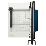 Putty Knives, Scrapers & Chisels: VEVOR Heavy Duty Paper Cutter, 304.8 mm Industrial Commercial Guillotine Paper Cutter for A4 Paper, 400 Sheet Capacity, Solid Steel Construction, Stack Paper Trimmer for Office Home School Shop, White
