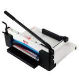 Putty Knives, Scrapers & Chisels: VEVOR Heavy Duty Paper Cutter, 304.8 mm Industrial Commercial Guillotine Paper Cutter for A4 Paper, 400 Sheet Capacity, Solid Steel Construction, Stack Paper Trimmer for Office Home School Shop, White