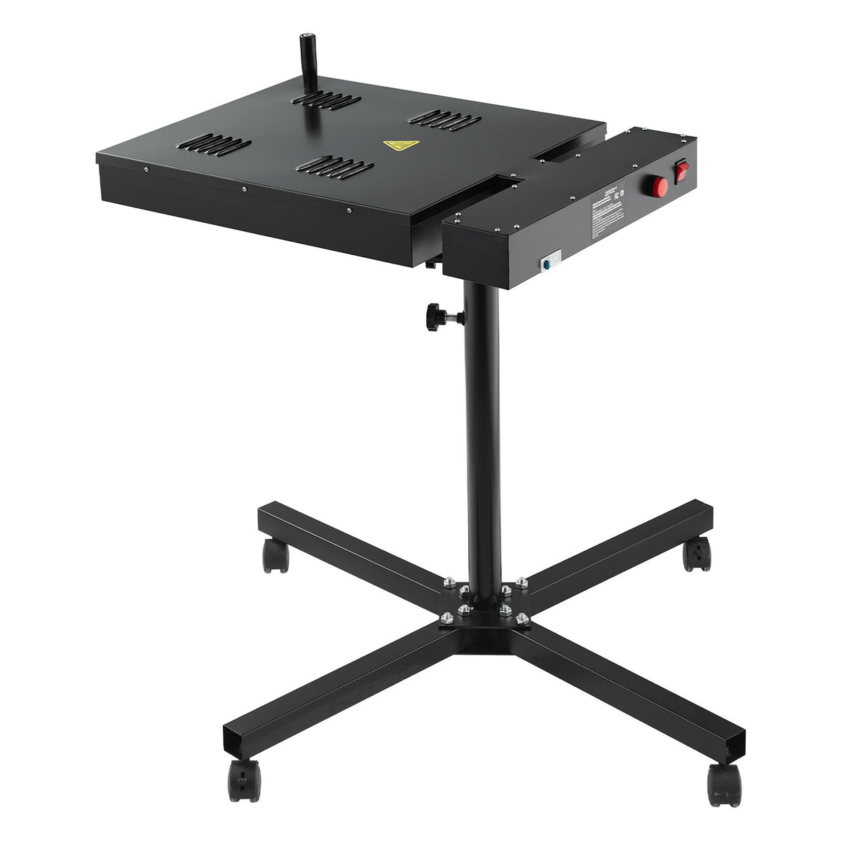 Flash Dryer, 18 x 18 inch Flash Dryer for Screen Printing, High Power Silk Screen Printing Dryer with Height Adjustable Stand, 360° Rotation, X-Shaped Base, Steel T-Shirt Curing Machine