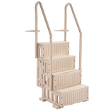 VEVOR 4-Step Taupe Robust Pool Ladder of 2 Handrails for 1219.2-1371.6 mm Pools