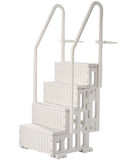 Swimming Pools: VEVOR 4-Step White Robust Pool Ladder of 2 Handrails for 1219.2-1371.6 mm Pools
